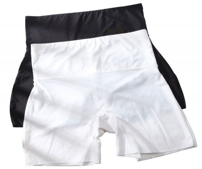 Women Boy Shorts Pants Seamless Ice Silk Panties Female High Waist Seamless Anti Emptied Safety Girls Slimming Underwear