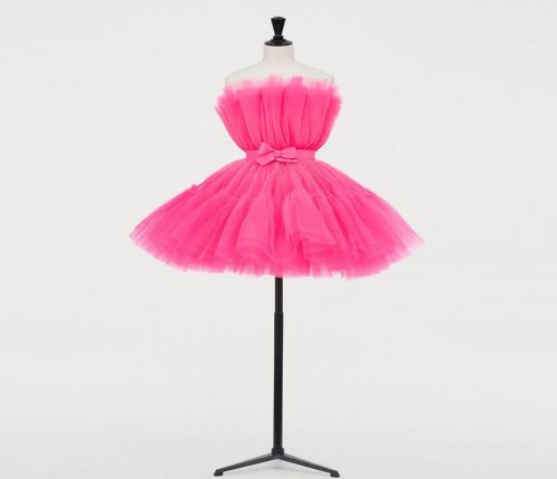 Hot Pink Tulle Cocktail Prom Gown Dresses Short Puffy A Line Cute Homecoming Formal Party Dress with Sash Robe de soiree