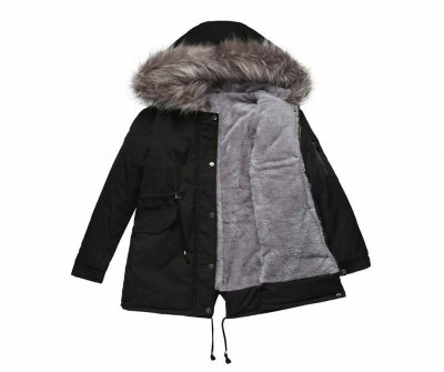 New Winter Padded Coats Women Cotton Wadded Jacket Medium Long Parkas Thick Warm Hooded Quilt Snow Outwear Abrigos