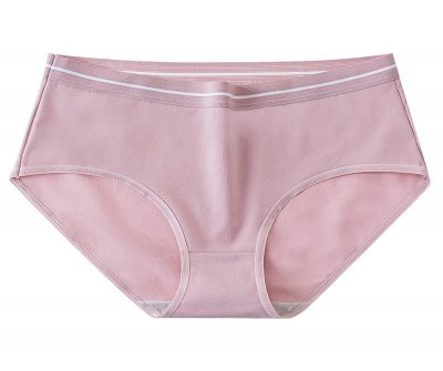 Large Size Combed Cotton Mid waist Women Underwear Bag Hip Solid Panties Breathable Print Briefs Soft Skin Care Lingerie